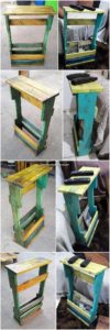 Pallet Sofa Side Table
