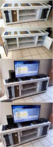 Pallet TV Stand or Media Cabinet