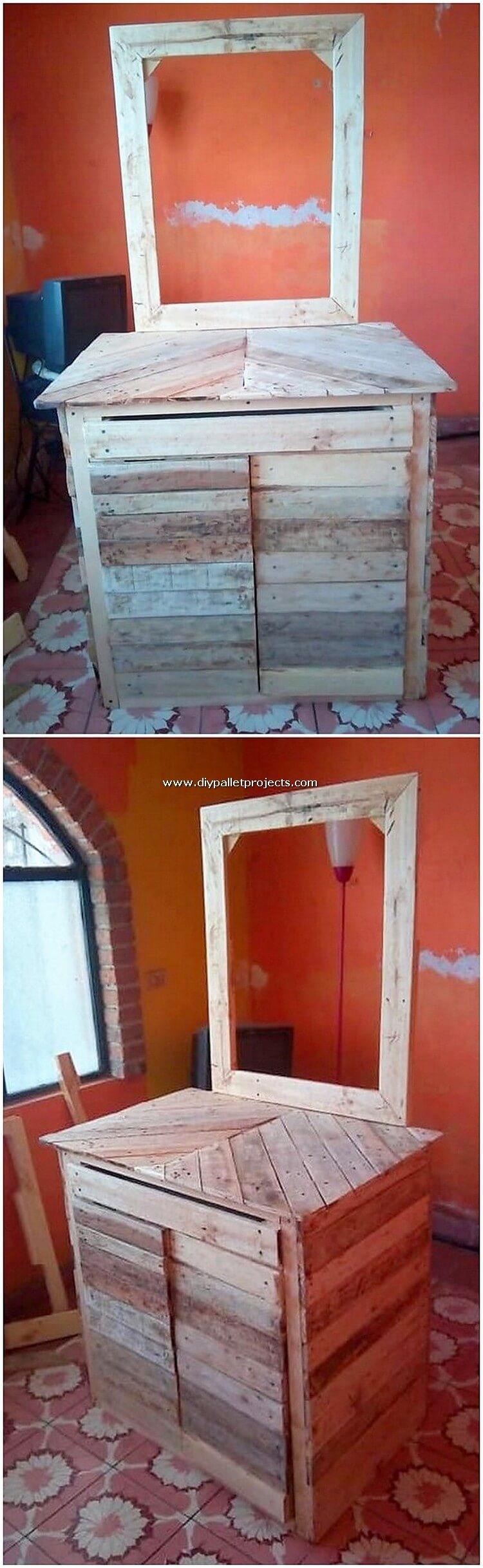 Pallet Dressing Table