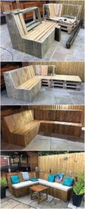 DIY Pallet Couch and Table